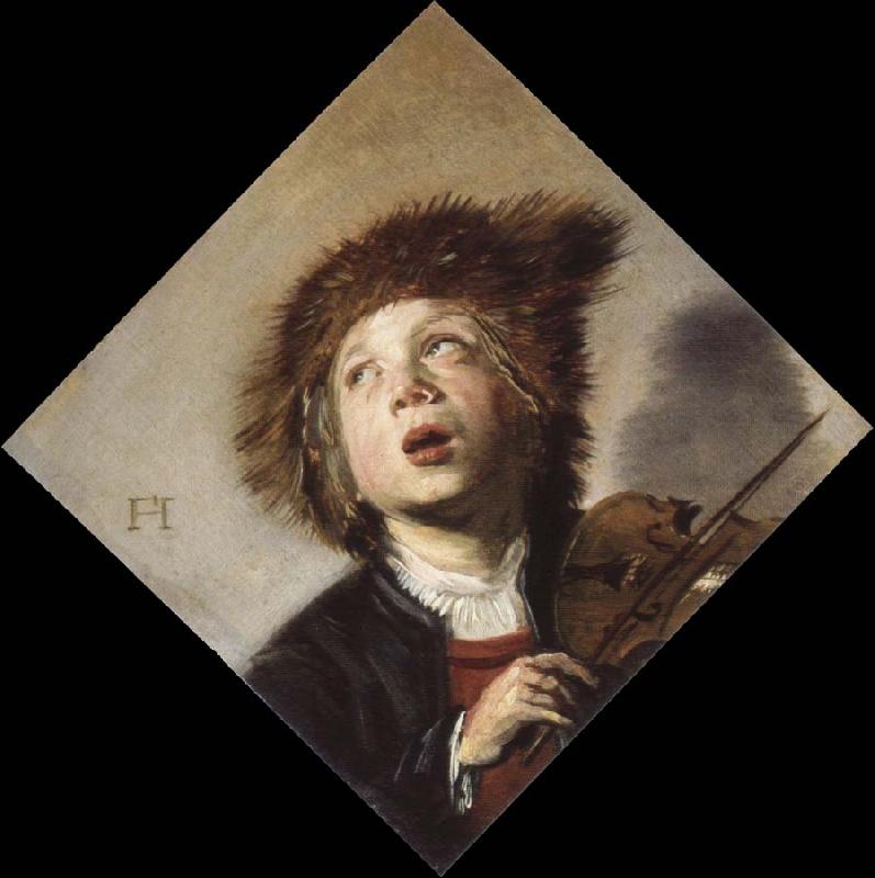 Frans Hals a boy with a violin France oil painting art